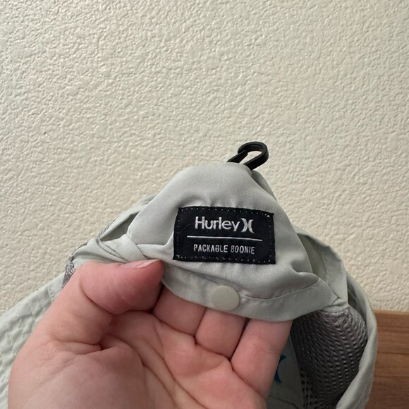 Hurley Light Gray Packable Boonie Hat Size Small - Picture 3 of 3